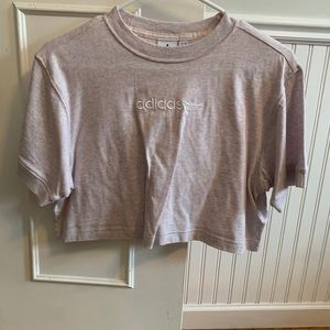 Light Purple Adidas Crop Top